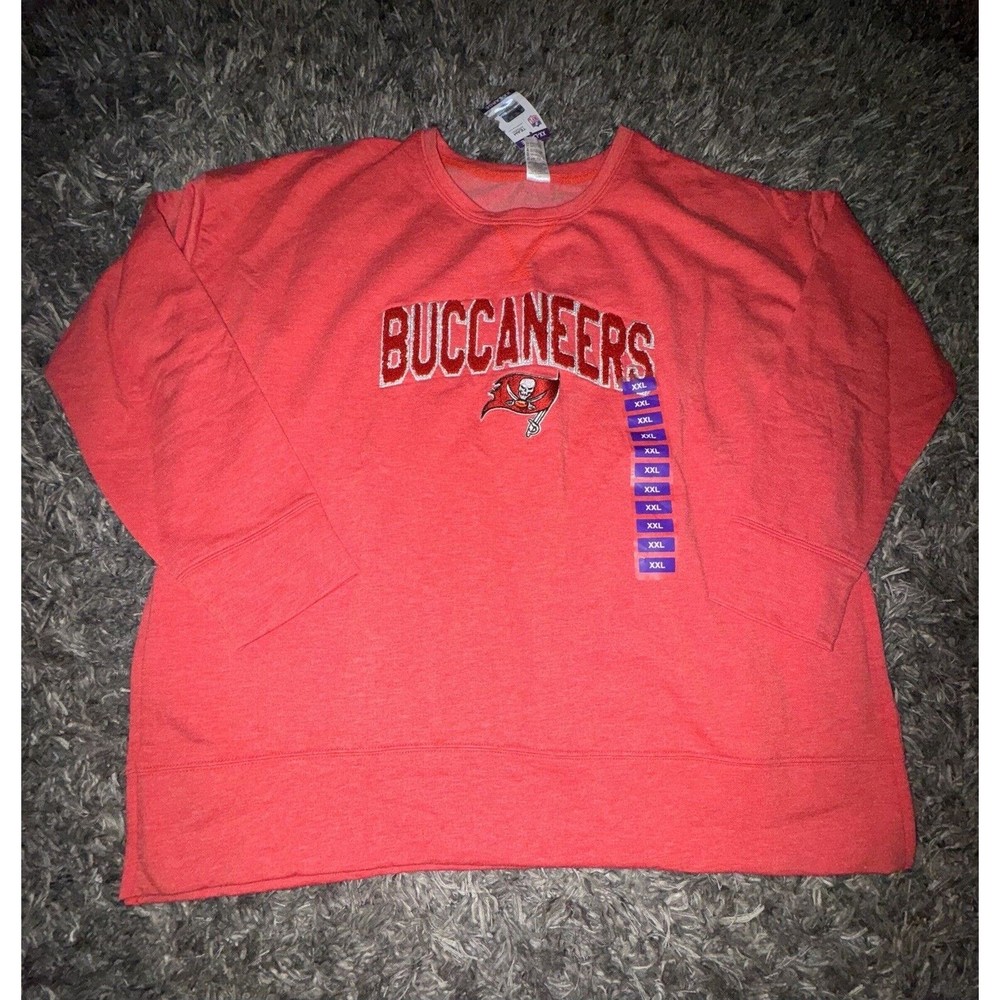 NFL Tampa Bay Buccaneers Sweater Sweatshirt Women’s Size XXL Red Embroidered $52